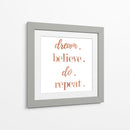 And repeat | Cuadro decorativo de Canvas Lab