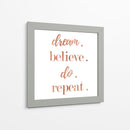 And repeat | Cuadro decorativo de Canvas Lab