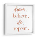 And repeat | Cuadro decorativo de Canvas Lab
