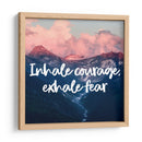 Exhale fear | Cuadro decorativo de Canvas Lab