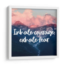 Exhale fear | Cuadro decorativo de Canvas Lab