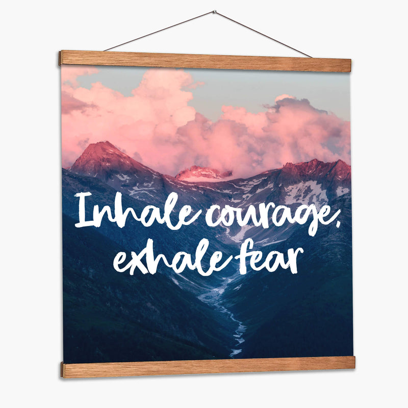 Exhale fear | Cuadro decorativo de Canvas Lab