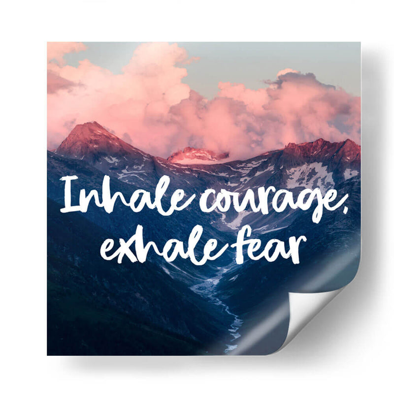 Exhale fear | Cuadro decorativo de Canvas Lab