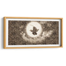 Silueta Tanjiro - DaVinci Style - Marco Green | Cuadro decorativo de Canvas Lab