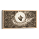 Silueta Tanjiro - DaVinci Style - Marco Green | Cuadro decorativo de Canvas Lab