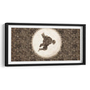 Silueta Zenitsu - DaVinci Style - Marco Green | Cuadro decorativo de Canvas Lab