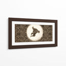 Silueta Zenitsu - DaVinci Style - Marco Green | Cuadro decorativo de Canvas Lab