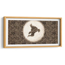 Silueta Zenitsu - DaVinci Style - Marco Green | Cuadro decorativo de Canvas Lab