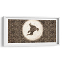 Silueta Zenitsu - DaVinci Style - Marco Green | Cuadro decorativo de Canvas Lab