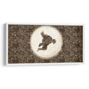 Silueta Zenitsu - DaVinci Style - Marco Green | Cuadro decorativo de Canvas Lab