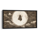 Silueta Inosuke - DaVinci Style - Marco Green | Cuadro decorativo de Canvas Lab