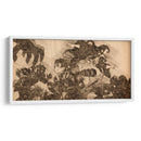 Tanjiro y Nezuko vs. Demonios - DaVinci Style - Marco Green | Cuadro decorativo de Canvas Lab