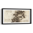 Nezuko y Tanjiro - DaVinci Style - Marco Green | Cuadro decorativo de Canvas Lab