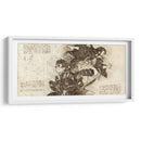 Nezuko y Tanjiro - DaVinci Style - Marco Green | Cuadro decorativo de Canvas Lab