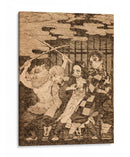 Listos para pelear - DaVinci Style - Marco Green | Cuadro decorativo de Canvas Lab