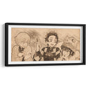 Descanso de cazademonios - DaVinci Style - Marco Green | Cuadro decorativo de Canvas Lab