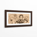 Descanso de cazademonios - DaVinci Style - Marco Green | Cuadro decorativo de Canvas Lab