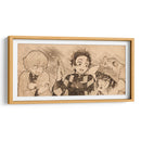 Descanso de cazademonios - DaVinci Style - Marco Green | Cuadro decorativo de Canvas Lab