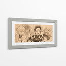 Descanso de cazademonios - DaVinci Style - Marco Green | Cuadro decorativo de Canvas Lab