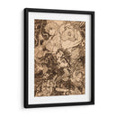 Poses de cazademonios - DaVinci Style - Marco Green | Cuadro decorativo de Canvas Lab