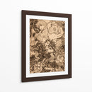 Poses de cazademonios - DaVinci Style - Marco Green | Cuadro decorativo de Canvas Lab