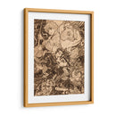 Poses de cazademonios - DaVinci Style - Marco Green | Cuadro decorativo de Canvas Lab