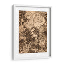 Poses de cazademonios - DaVinci Style - Marco Green | Cuadro decorativo de Canvas Lab