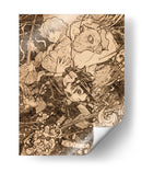 Poses de cazademonios - DaVinci Style - Marco Green | Cuadro decorativo de Canvas Lab