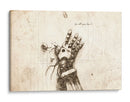 Edward Elric arm - DaVinci Style - Marco Green | Cuadro decorativo de Canvas Lab
