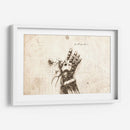 Edward Elric arm - DaVinci Style - Marco Green | Cuadro decorativo de Canvas Lab