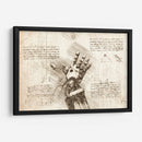 Edward Elric arm (Text) - DaVinci Style - Marco Green | Cuadro decorativo de Canvas Lab