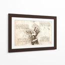 Edward Elric arm (Text) - DaVinci Style - Marco Green | Cuadro decorativo de Canvas Lab