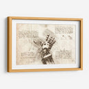Edward Elric arm (Text) - DaVinci Style - Marco Green | Cuadro decorativo de Canvas Lab
