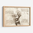 Edward Elric arm (Text) - DaVinci Style - Marco Green | Cuadro decorativo de Canvas Lab
