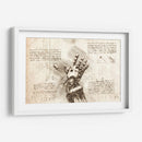 Edward Elric arm (Text) - DaVinci Style - Marco Green | Cuadro decorativo de Canvas Lab