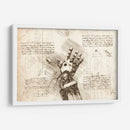Edward Elric arm (Text) - DaVinci Style - Marco Green | Cuadro decorativo de Canvas Lab