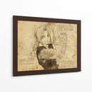 Edward Elric (Text) - DaVinci Style - Marco Green | Cuadro decorativo de Canvas Lab