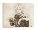 The FullMetal Alchemist - DaVinci Style - Marco Green | Cuadro decorativo de Canvas Lab