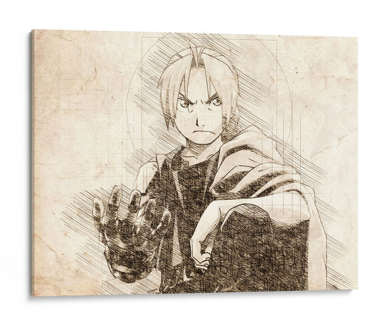 The FullMetal Alchemist - DaVinci Style - Marco Green | Cuadro decorativo de Canvas Lab