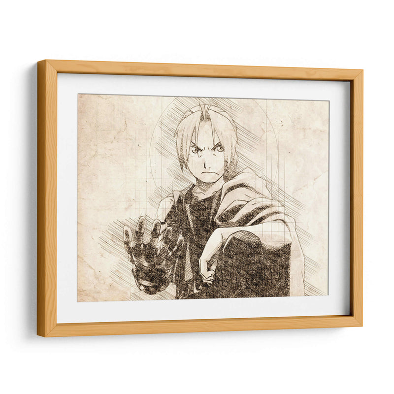 The FullMetal Alchemist - DaVinci Style - Marco Green | Cuadro decorativo de Canvas Lab