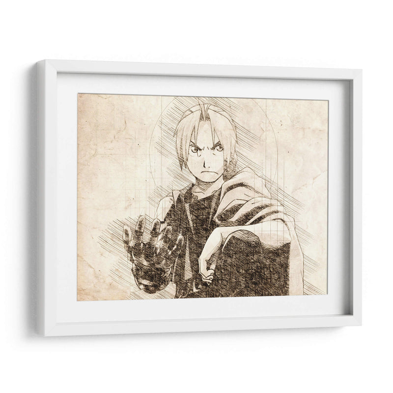 The FullMetal Alchemist - DaVinci Style - Marco Green | Cuadro decorativo de Canvas Lab