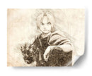 The FullMetal Alchemist - DaVinci Style - Marco Green | Cuadro decorativo de Canvas Lab