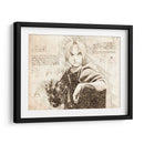 The FullMetal Alchemist (Text) - DaVinci Style - Marco Green | Cuadro decorativo de Canvas Lab