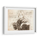 The FullMetal Alchemist (Text) - DaVinci Style - Marco Green | Cuadro decorativo de Canvas Lab