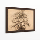 Los Hermanos Elric - DaVinci Style - Marco Green | Cuadro decorativo de Canvas Lab