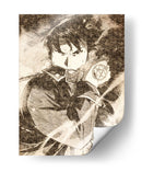 Roy Mustang - DaVinci Style - Marco Green | Cuadro decorativo de Canvas Lab