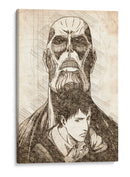 Bertolt / Titán Colosal - DaVinci Style - Marco Green | Cuadro decorativo de Canvas Lab