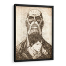 Bertolt / Titán Colosal - DaVinci Style - Marco Green | Cuadro decorativo de Canvas Lab