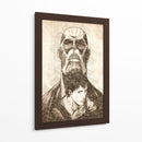 Bertolt / Titán Colosal - DaVinci Style - Marco Green | Cuadro decorativo de Canvas Lab