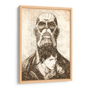 Bertolt / Titán Colosal - DaVinci Style - Marco Green | Cuadro decorativo de Canvas Lab